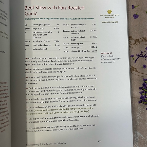 The Slow Cooker Collection Cookbook Soft Cover - Picture 3 of 6